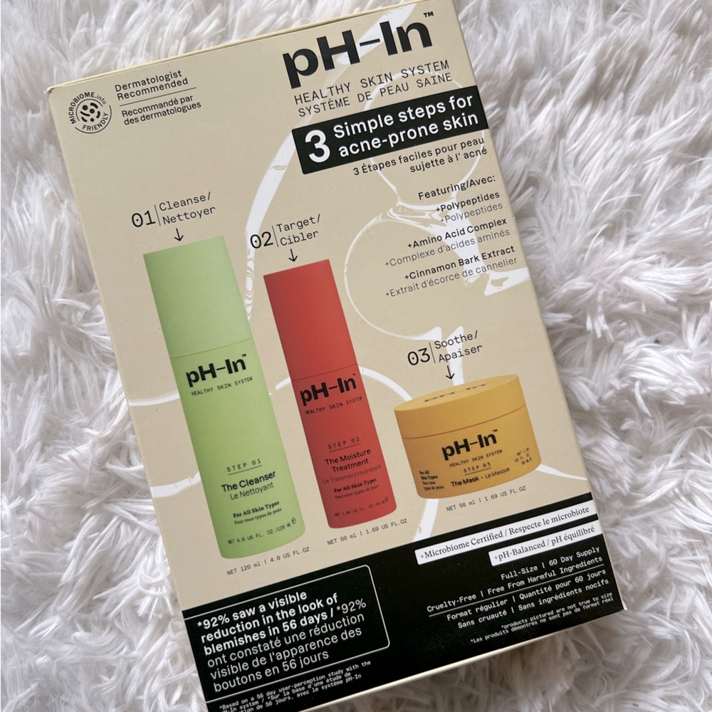 pH-In 3 Simple Steps for Acne Prone Skin Treatment kit